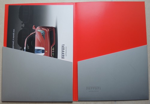 Brochure ferrari omologata - brochure, f