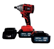 Avvitatore Bulloni ad Impulsi 2 Batteria 68V 6AH Pistola Pneumatica + Accessori