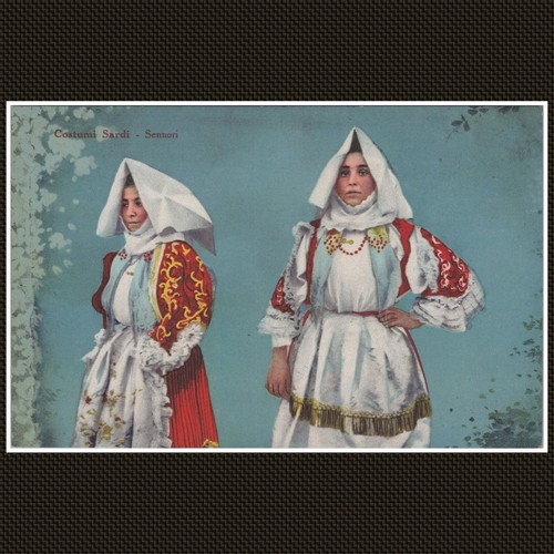 Costumi sardi sennori - sardi,