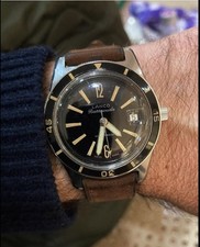 Lanco Barracuda diver gilt mirror dial mk1 bakelite bezel