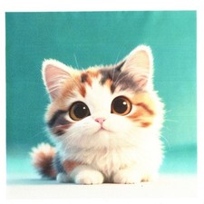 Serviettes en papier chat