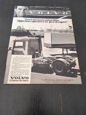 1984 VOLVO TRATTORE F12 AUTOCARRO CAMION TIR VINTAGE PUBBLICITA AD