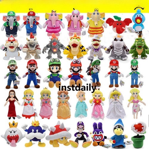 Peluche anime super mario bros - super,