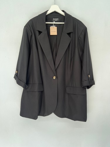 Blazer bloomchic nero manica - bloomchic,