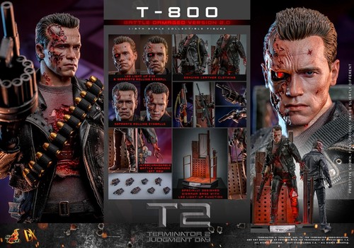 Hot toys dx46 800 battle - t-800,