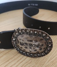 Cintura vera pelle fashion moda tendenza dance disco John Richmond 