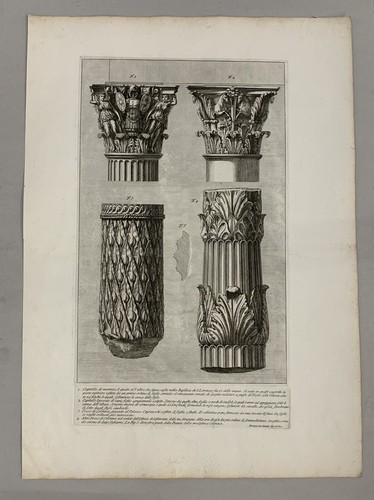 1753 capitelli colonne - 1753,