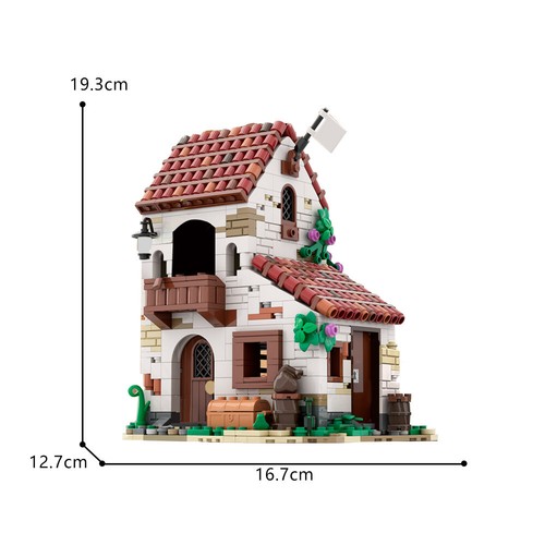 Edificio città modulare con - modulare,
