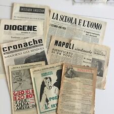 8 Giornali Varie Testate , Come Da Foto ,belli ,originali !!!!
