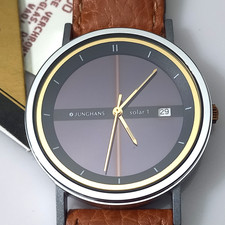 ELEGANTE NOS ANNI 90 JUNGHANS SOLAR 1 REF: 24/1900 + MANUALE ISTRUZIONI