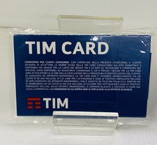 SCHEDA SIM TIM CARD Telefonica 4G da Collezione Nuova Sigillata non utilizzabile