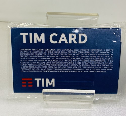 Scheda sim tim card - scheda, telefonica