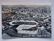 MILANO SAN SIRO MEAZZA STADIO CALCIO dall'aereo vecchia cartolina 1816