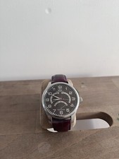 HINDENBERG  MONTRE Homme en acier, boitier rond, cadran à quatre compteurs