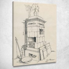 Stufa In Maiolica Senza Titolo