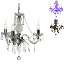 Lampadario a sospensione Reality/Trio acrilico lampadario, 3 luci