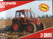 Scheda brochure trattore SAME "Leopard 90 Turbo"