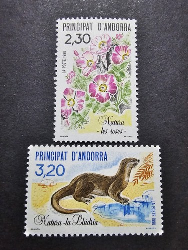 Timbri andorre fauna flora - timbri,