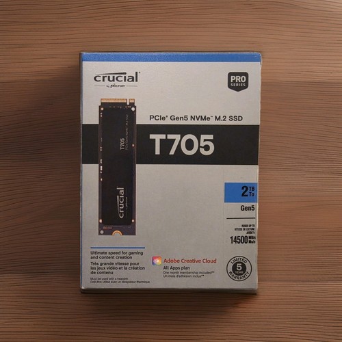 Ssd crucial t705 2tb - crucial, gen5