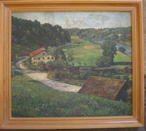 Dipinto olio autografato - olio, °