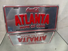 Tabella Coca Cola Atlanta in metallo 