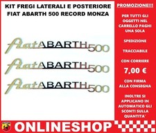 FIAT ABARTH 500 RECORD MONZA