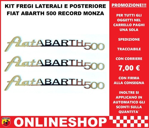 Fiat abarth 500 record - fiat, monza
