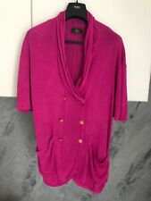 FENDI MAGLIA DONNA TAGLIA UNICA COLORE ROSA FUCSIA IN VISCOSA