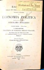 TRATTATO DI SCIENZA DELLE FINANZE Leroy Beaulieu 1906 UTET libro economia politi