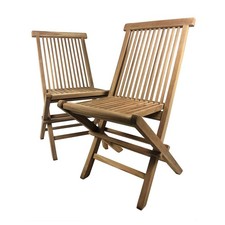 Set 2 Sedie Pieghevoli per