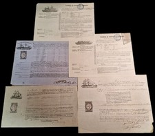 Lotto Di Documenti Antichi Per