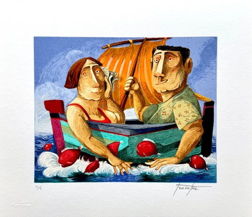 Pino procopio 30x35 serigrafia - pino,