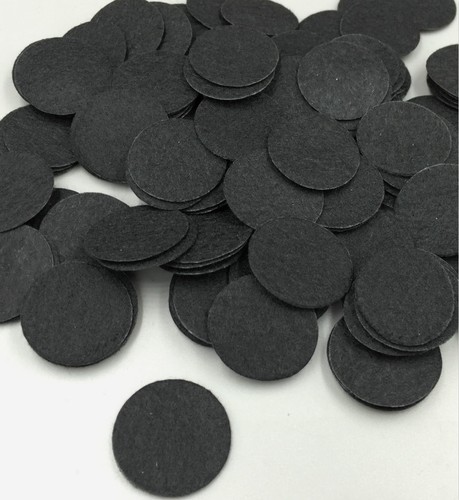 500pz applique feltro tondo - 500pz, in