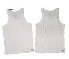 Canottiera Calvin Klein Uomo Sanza Maniche Intimo Singlet Taglia M Bianca 2Pezzi