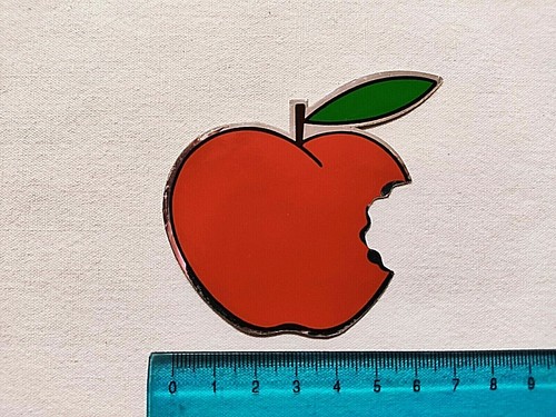 Adesivo mela apple anni - anni, 80