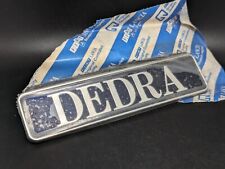 LANCIA DEDRA LOGO ORIGINALE SIGLA EMBLEMA FREGIO STEMMA SCRITTA TARGHETTA BADGE