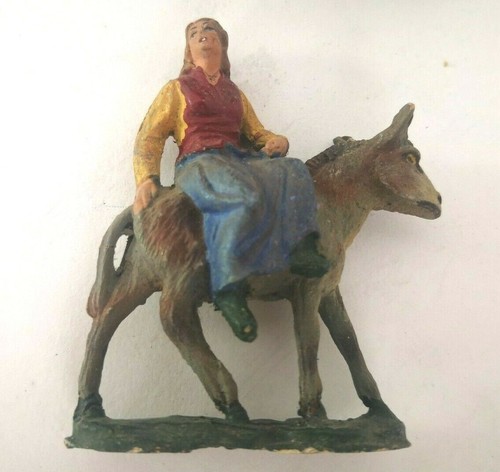 Statuina presepe natale donna - presepe,