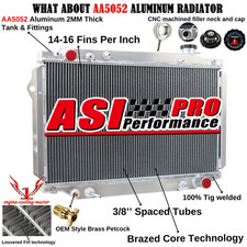 ASI Aluminum 4 Row Radiator