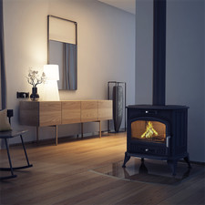 Stufa a legna idro in ghisa