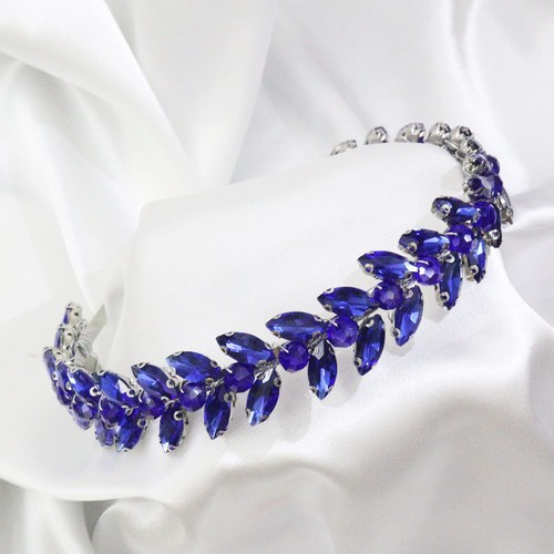 Cerchietto strass verde