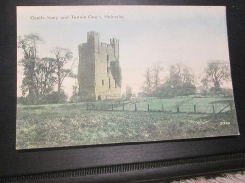 Postcard helmsley castle - helmsley,