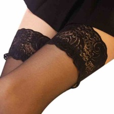 Calze Autoreggenti Collant donna Sexy Intimo fetish hot Lingerie sesso Goddess