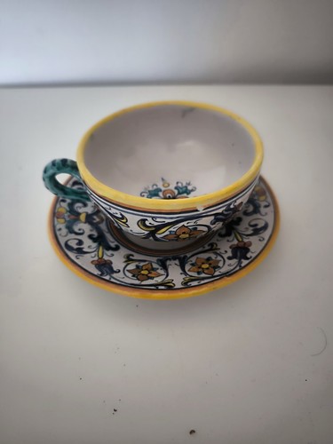 Tazzina piattino ceramica - e,