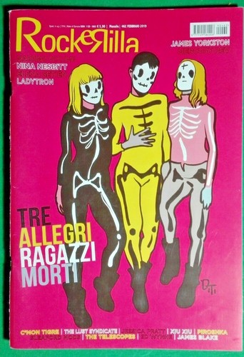 Rivista rockerilla tre allegri - rivista,