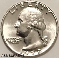 1972 D Washington Quarter