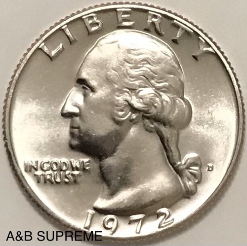 1972 washington quarter - d,