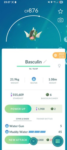 Basculin pokemon striscia - basculin,