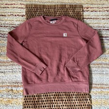 Carhartt Maglione Girocollo Felpa Salmone Donna Taglia S