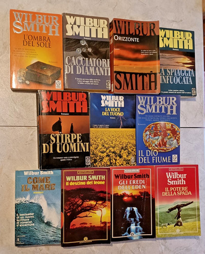 Lotto libri wilbur smith - 11,