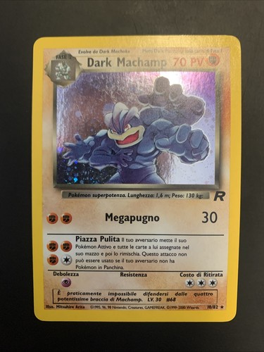 Carta pokemon dark machamp - carta,